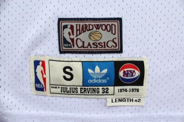 Camiseta Erving #32 Nets ABA Blanco