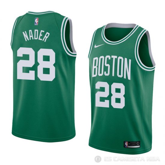 Camiseta Abdel Nader #28 Boston Celtics Icon 2018 Verde - Haga un click en la imagen para cerrar