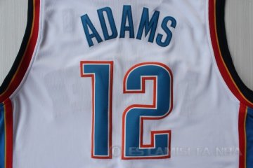 Camiseta Adams #12 Oklahoma City Thunder Blanco