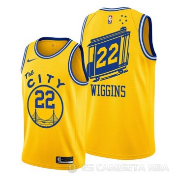 Camiseta Andrew Wiggins #22 Golden State Warriors Classic 2019-20 Amarillo