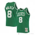 Camiseta Antoine Walker NO 8 Boston Celtics Hardwood Classics 2000-01 Verde