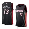 Camiseta Bam Adebayo #13 Miami Heat Icon 2018 Negro