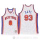 Camiseta Bape #93 New York Knicks Mitchell & Ness Blanco