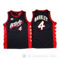 Camiseta Barkley #4 USA 1996 Negro