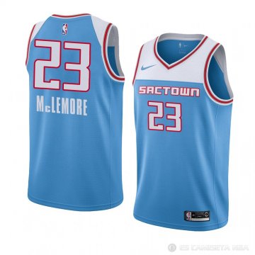 Camiseta Ben Mclemore #23 Sacramento Kings Ciudad 2018-19 Azul