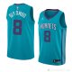 Camiseta Bismack Biyombo #8 Charlotte Hornets Icon 2018 Verde