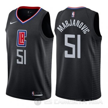 Camiseta Boban Marjanovic #51 Los Angeles Clippers Statement 2019 Negro