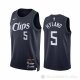 Camiseta Bones Hyland #5 Los Angeles Clippers Ciudad 2023-24 Azul