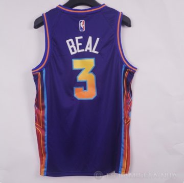 Camiseta Bradley Beal #3 Phoenix Suns Ciudad 2023-24 Violeta