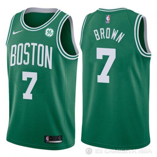 Camiseta Brown #7 Boston Celtics Autentico 2017-18 Verde - Haga un click en la imagen para cerrar