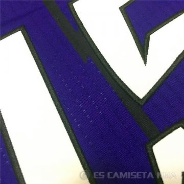 Camiseta Carter #15 Toronto Raptors Autentico Violeta