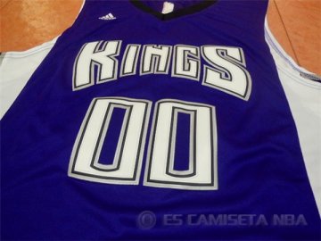 Camiseta Cauley Stein #00 Sacramento Kings Azul