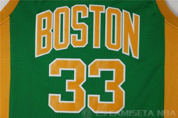 Camiseta Bird #33 Boston Celtics Verde Phnom Penh