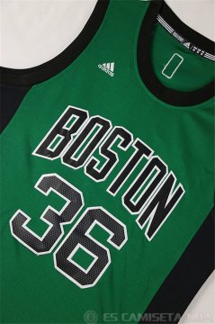 Camiseta Smart #36 Boston Celtics Borde DE Color Verde Oscuro