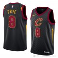 Camiseta Channing Frye #8 Cleveland Cavaliers Statement 2018 Negro