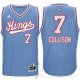 Camiseta Collison #7 Sacramento Kings Retro Azul 1985/1986