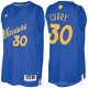 Camiseta Curry #30 Golden State Warriors Autentico Navidad 2016-17 Azul