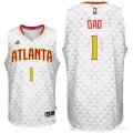 Camiseta Dad #1 Atlanta Hawks Dia del Padre Blanco