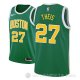 Camiseta Daniel Theis #27 Boston Celtics Earned 2018-19 Verde