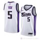 Camiseta De'Aaron Fox #5 Sacramento Kings Association 2023-24 Blanco