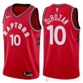 Camiseta DeRozan #10 Toronto Raptors Autentico 2017-18 Rojo