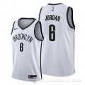 Camiseta Deandre Jordan #8 Brooklyn Nets Association Blanco
