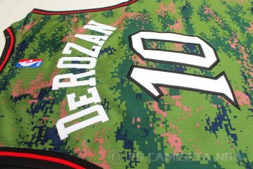 Camiseta Demar Derozan #10 Toronto Raptors Verde