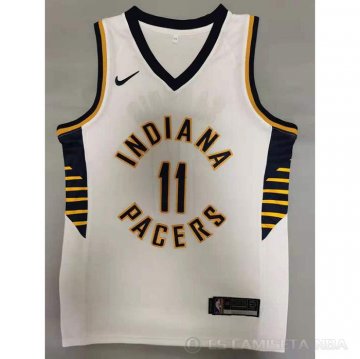 Camiseta Domantas Sabonis NO 11 Indiana Pacers Association Blanco
