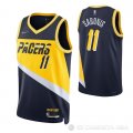 Camiseta Domantas Sabonis NO 11 Indiana Pacers Ciudad 2021-22 Azul