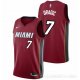 Camiseta Dragic #7 Miami Heat Autentico 2017-18 Rojo