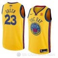 Camiseta Draymond Green #23 Golden State Warriors Ciudad 2017-18 Oro