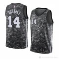 Camiseta Drew Eubanks #14 San Antonio Spurs Ciudad 2018 Gris