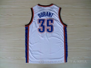 Camiseta Durant #35 Oklahoma City Thunder Blanco