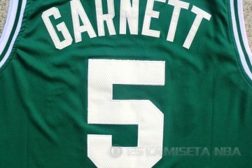 Camiseta Garnett #5 Boston Celtics Verde