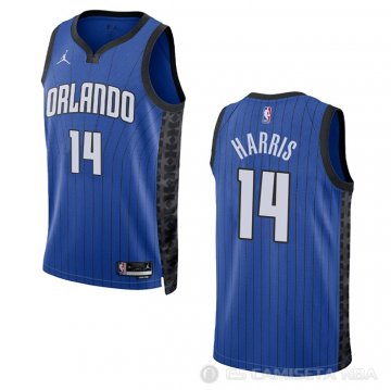 Camiseta Gary Harris #14 Orlando Magic Statement 2022-23 Azul