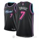 Camiseta Goran Dragic #7 Miami Heat Ciudad 2018-19 Negro