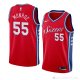 Camiseta Greg Monroe #55 Philadelphia 76ers Statement 2018 Rojo