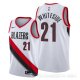 Camiseta Hassan Whiteside #21 Portland Trail Blazers Association Blanco