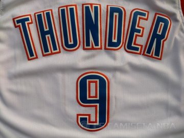 Camiseta Ibaka #9 Oklahoma City Thunder Blanco