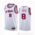 Camiseta Jae'Sean Tate #8 Houston Rockets Ciudad 2023-24 Blanco