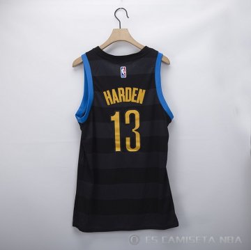 Camiseta James Harden NO 13 Brooklyn Nets Fashion Royalty Negro