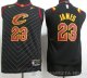 Camiseta James #23 Cleveland Cavaliers Autentico Nino 2017-18 Negro