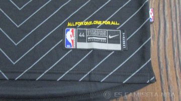 Camiseta James #23 Cleveland Cavaliers Autentico Nino 2017-18 Negro