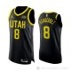 Camiseta Jarred Vanderbilt #8 Utah Jazz Statement Autentico 2022-23 Negro
