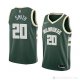 Camiseta Jason Smith #20 Milwaukee Bucks Icon 2018 Verde