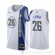 Camiseta Jeremy Lamb #26 Indiana Pacers Ciudad Blanco