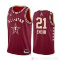 Camiseta Joel Embiid #21 All Star 2024 Philadelphia 76ers Rojo