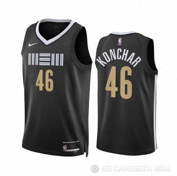 Camiseta John Konchar #46 Memphis Grizzlies Ciudad 2023-24 Negro