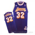 Camiseta Johnson #32 Los Angeles Lakers Violeta