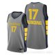 Camiseta Jonas Valanciunas #17 Memphis Grizzlies Ciudad Gris